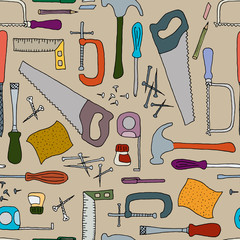 All The Tools seamless repeat