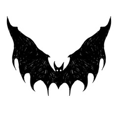 Bats silhouette