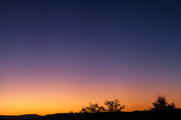 Poster - Allassac (Corrèze, France) - Coucher de soleil