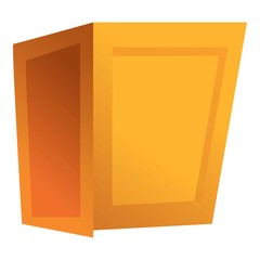 Poster - Shipping box icon. Cartoon of shipping box vector icon for web design isolated on white background