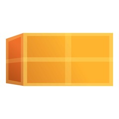 Poster - Postage box icon. Cartoon of postage box vector icon for web design isolated on white background