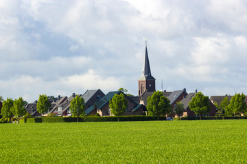 German countryside landscape, Lower Rhine Region