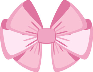 Wall Mural - Elegant vector pink bows for greeting cards