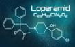 Chemische Formel von Loperamid