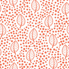 Poster - Vector Abstract Seamless Autumn  Pattern