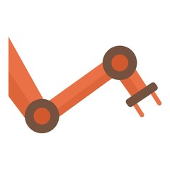 Poster - Robot arm icon. Flat illustration of robot arm vector icon for web design