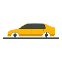 Poster - Car assembly icon. Flat illustration of car assembly vector icon for web design