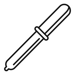 Poster - medical pipette icon. outline medical pipette vector icon for web design isolated on white backgroun