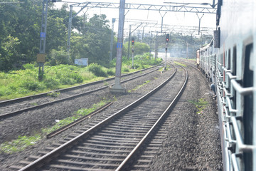 a amazing indian railway view 