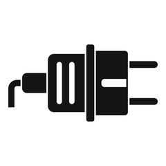 Poster - Plug icon. Simple illustration of plug vector icon for web design isolated on white background