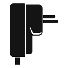 Poster - laptop plug icon. simple illustration of laptop plug vector icon for web design isolated on white ba