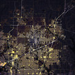 Map McKinney city. Texas