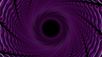 Wall Mural - Outerspace black hole vortex purple shapes dmt concept soft texture