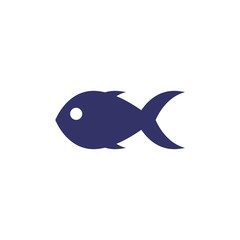 Poster - Fish icon vector. Linear style sign for mobile concept and web design. Fish symbol illustration. Pixel vector graphics - Vector.