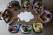 © alotofpeople - People sitting around dialog cloud