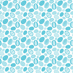 Wall Mural - easter egg seamless pattern. pastel color, holiday eggs texture. simple abstract decorative template