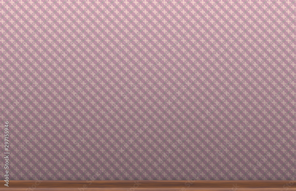 Fotografia interior wall with wooden molding