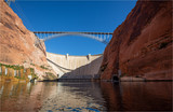 Glen Canyon bridge and dam, Arizona