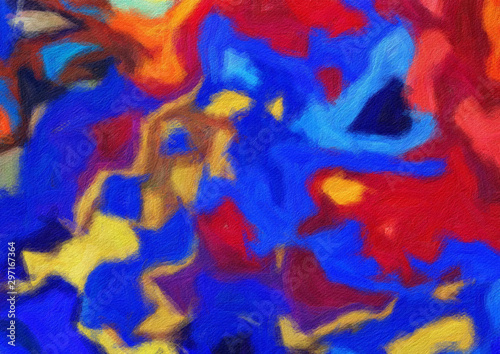 Colorful oil painting abstract art texture with brush strokes. Vintage Style ...