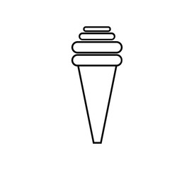 Sticker - ice cream icon