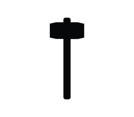 Poster - hammer icon