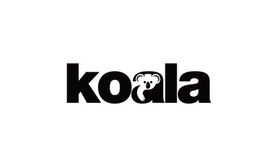 koala logo design inspiration - vector
