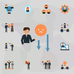 Poster - Fail color icon. Universal set of business for website design and development, app development