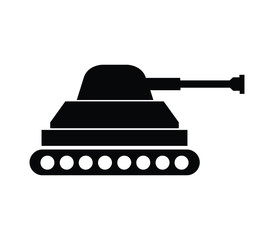 Wall Mural - tank icon