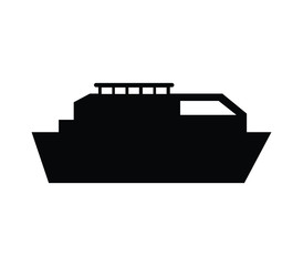 Canvas Print - ship icon