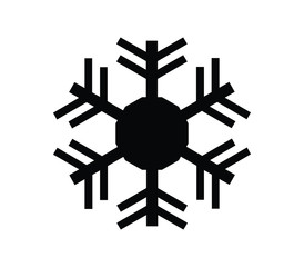 Wall Mural - snowflake icon