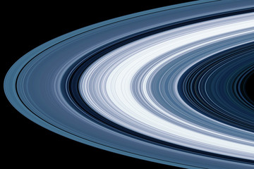 Wall Mural - saturn planet rings, background texture. elements of this image were furnished by nasa.