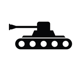 Wall Mural - tank icon