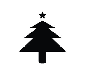 Canvas Print - christmas tree icon