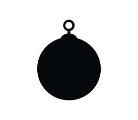 Canvas Print - christmas ball icon