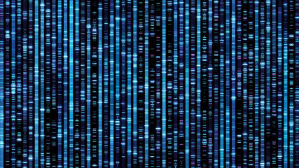 DNA sequencing the bases of a fragment of DNA Abstract background