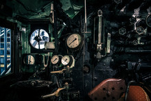Old Steam Train Control Room