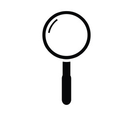 Poster - magnifying glass icon