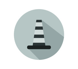 Poster - traffic cone icon