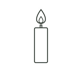 Poster - candle icon