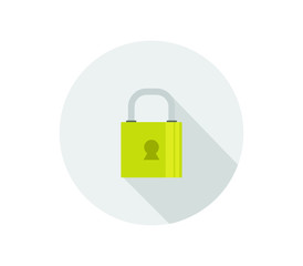 Canvas Print - padlock icon