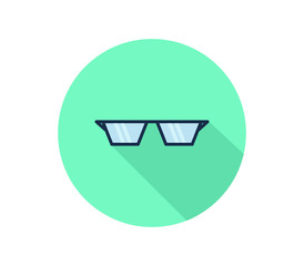 Wall Mural - glasses icon