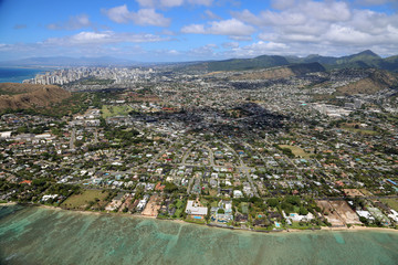 Agglomeration of Honolulu, Oahu, Hawaii