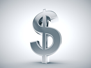 Aufkleber - Silver dollar symbol