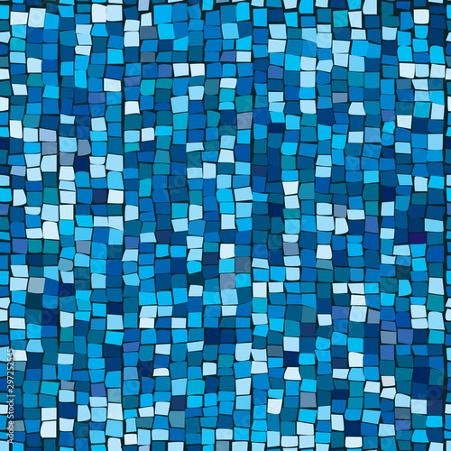 Dekoracja na wymiar  niebieska-mozaika-bezszwowe-tlo