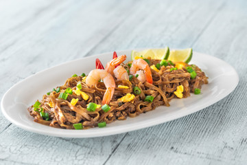 Poster - Dish of Pad Thai - Thai fried rice noodles