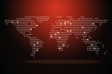 Fototapete - Transform and global data concept