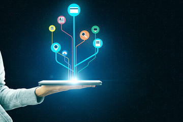 Poster - Innovation and technology concept