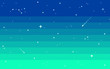 Pixel art star sky at evening. Vector illustration.