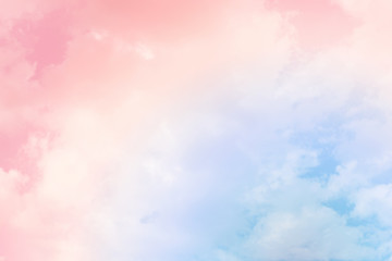 Wall Mural - cloud background with a pastel colour