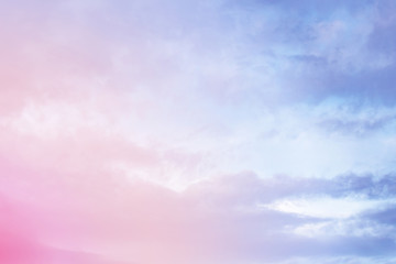 Wall Mural - cloud background with a pastel colour